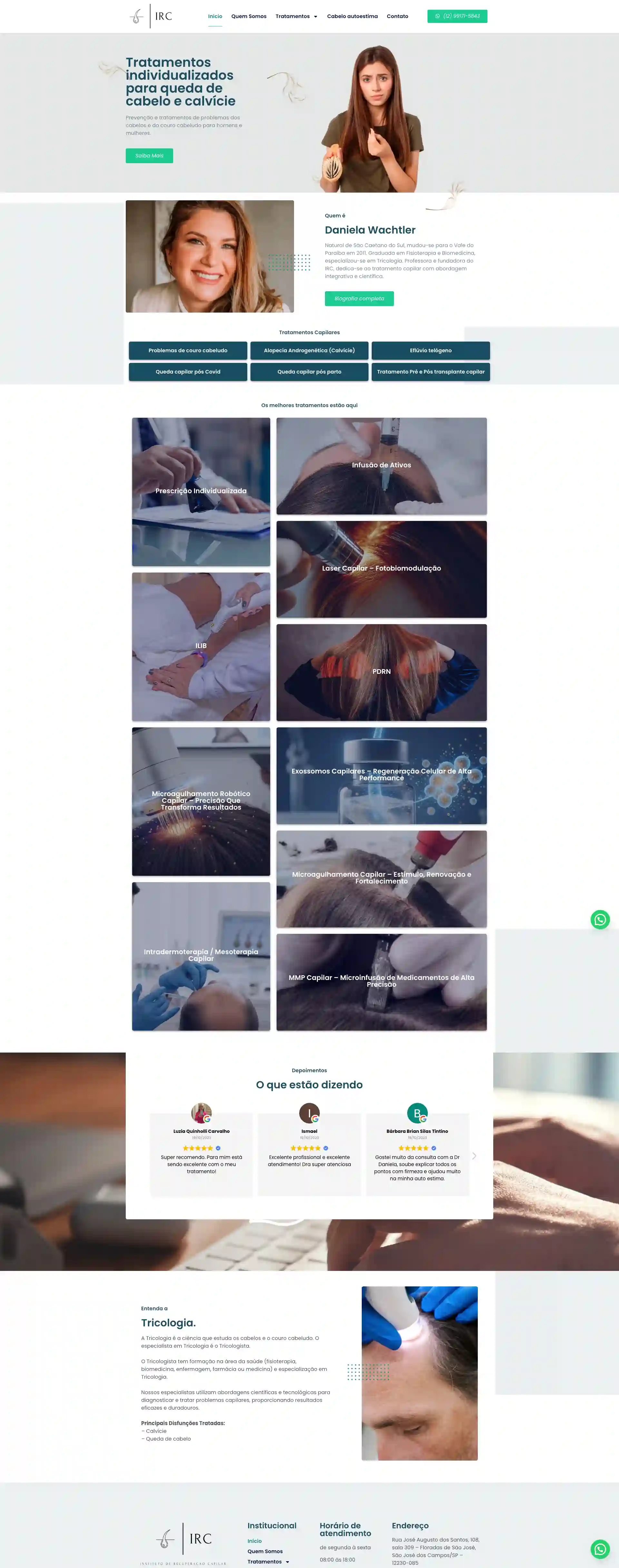 Site Instituto IRC